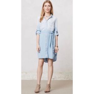 Cloth & Stone Chambray Dress sz M anthropologie